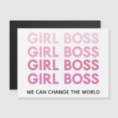 Modern Roze Boss Best Girly Gift (Voorkant / Achterkant)