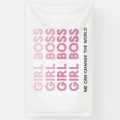 Modern Roze Boss Best Girly Gift Spandoek (Verticaal)