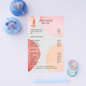 Modern roze brochure (Enkel)