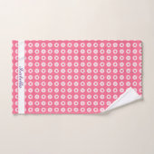 Modern Roze Collectie van de Heart Love Bad Handdoek (Handdoek)