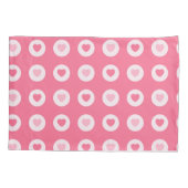 Modern Roze Collectie van de Heart Love Kussensloop (Achterkant)