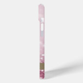 Modern roze flamingo Glitter Bokeh - Gepersonalise Case-Mate iPhone Case (Achterkant / Links)