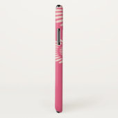 Modern roze Floral Pattern Case-Mate iPhone Case (Achterkant / rechts)