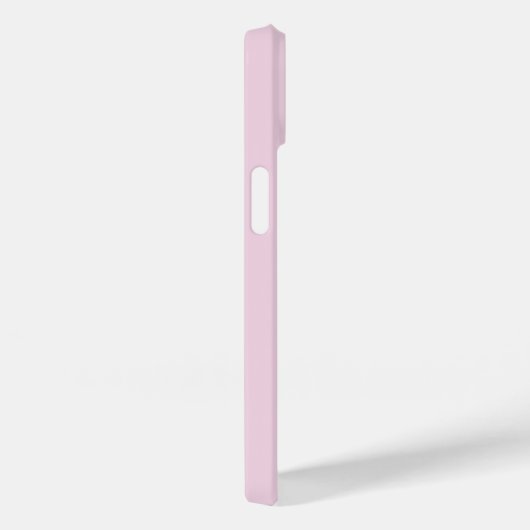Modern Roze Girly Initiaal Minimal Monogram Hoesje (Achterkant / Rechts)
