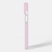Modern Roze Girly Initiaal Minimal Monogram Hoesje (Achterkant / Links)