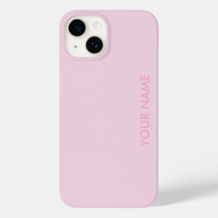 Modern Roze Girly Initiaal Minimal Monogram Hoesje