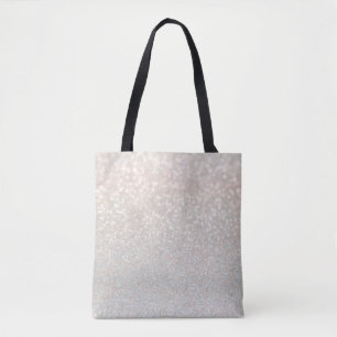 modern, roze, gouden, glanzend, ombre, bloos, draagtas