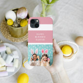 Modern Roze Happy Blessed | Fotocadeau Case-Mate iPhone Case