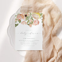 Modern roze limonade Spring Baby shower