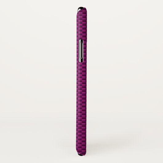 Modern roze lintontwerp Case-Mate iPhone case (Achterkant / rechts)