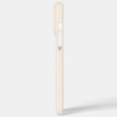 Modern Roze Minimalistisch Initiaal Monogram Case-Mate iPhone Case (Achterkant / Links)