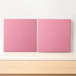 Modern roze monochroom tegeltje