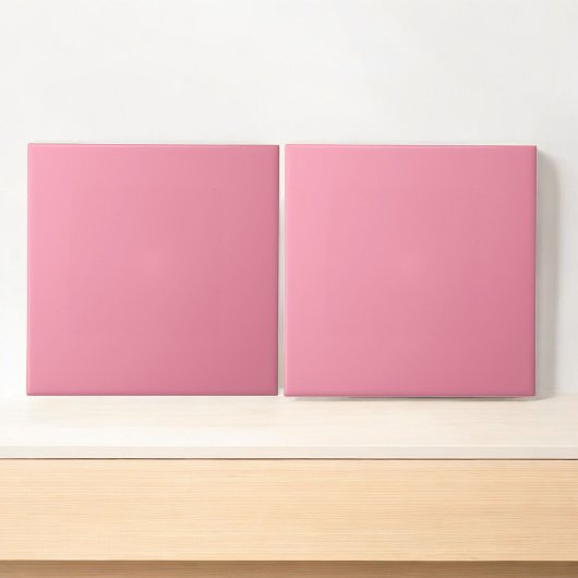 Modern roze monochroom tegeltje