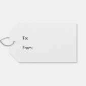 Modern roze Paarse Happy Birthday Cadeaulabel (Achterkant Horizontaal)