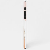 Modern Roze | Persoonlijke foto Beste vrienden Gif iPhone Hoesje (Linkerkant)