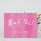 Modern roze stof op houten Kaart (Staand voorkant)