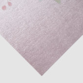 Modern Roze Witte Bloem Tissuepapier (Detail)