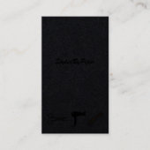 Modern Roze & Zwart Visitekaartje (Voorkant)