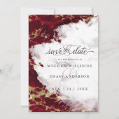 Modern Ruby Waterverf Geode Barefoot Bride™ (Voorkant)