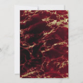 Modern Ruby Waterverf Geode Barefoot Bride™ (Achterkant)