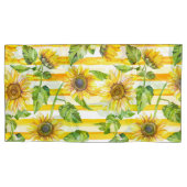 Modern Rust Leaf Pillowcases –  Autumn colourful Kussensloop (Voorkant-Links)