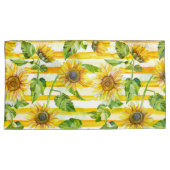 Modern Rust Leaf Pillowcases –  Autumn colourful Kussensloop (Voorkant-Rechts)