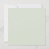 Modern Rustic Botanical Wedding Save The Date (Achterkant)