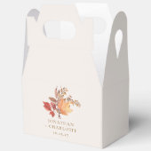 Modern Rustic Fall Boho Flower Wedding  Bedankdoosjes (Open)