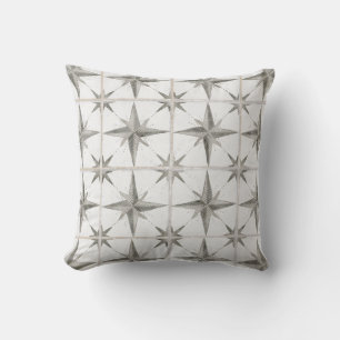 Modern Rustic Farmhouse Geometric Star Pattern Kussen