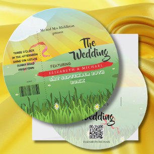 Modern Rustic Festival Wedfest Weddenschap Kaart