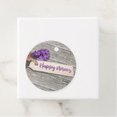 Modern Rustic Happy Norooz Hyacinth Bedankjes Labels (In situ)