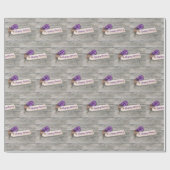 Modern Rustic Happy Norooz Hyacinth Cadeaupapier (Vlak)