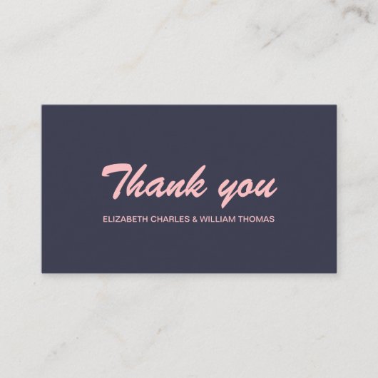 Modern & Rustic Mountain Forest Hartelijk dank Informatiekaartje (Voorkant)