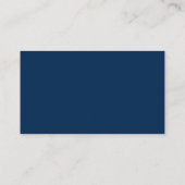 Modern Rustic, Navy Blue, bruiloft... Informatiekaartje (Achterkant)