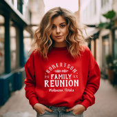 Modern Rustic Personalized Family Reunion T-shirt