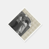 Modern Rustic Plaid Holiday Napkins Personalized Servet (Hoek)