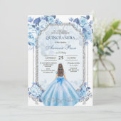 Modern Rustic Quinceanera Invitation (Debout devant)