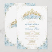 Modern Rustic Quinceanera Invitation (Devant / Derrière)
