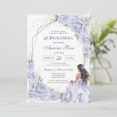 Modern Rustic Quinceanera Invitation (Debout devant)