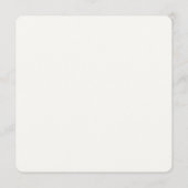 Modern Rustic Sunflower Wedding Menu (Achterkant)