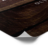 Modern Rustic, Tot ziens morgen Poster (Hoek)