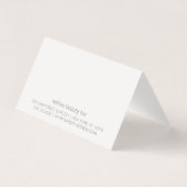 Modern Sa Beauon Salon Cadeaubon Kaart (Achterkant)