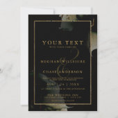 Modern Sage Black Custom3 Waterverf Kaart (Voorkant)