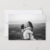 Modern Sage Green Calligraphy Wedding Photo Bedankkaart (Achterkant)