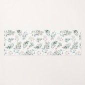 Modern Sage Green Eucalyptus Yogamat (Voorkant (horizontaal))