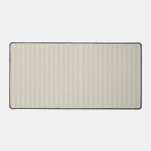 Modern Sage Green Geometric Large Desk Mat (Recto)