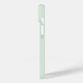 Modern Sage Green Script Monogram Case-Mate iPhone Case (Achterkant / Links)