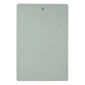 Modern Sage Green Script Monogram Mini Klembord (Achterkant)