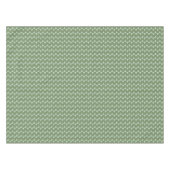 Modern Sage Green Triangle Christmas Geometric  Tafelkleed (Voorkant (Horizontaal))
