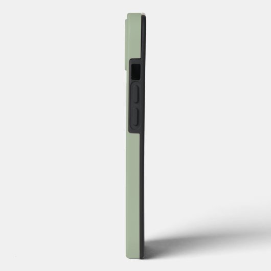 Modern Sage Monogrammed Case-Mate iPhone Case (Achterkant / Links)